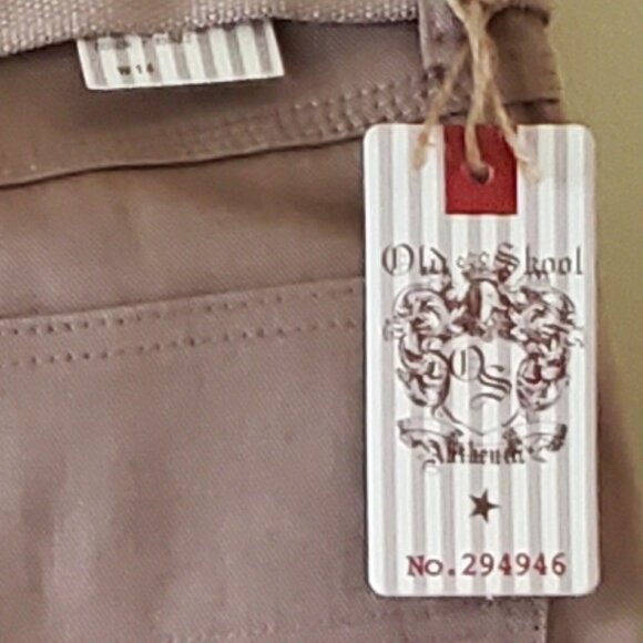 Old Skool Boys Khaki Denim Jean SZ 18 - Picture 8 of 9